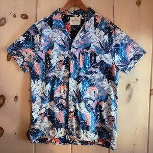 Hollister Large Tropical Button-up T-shirt